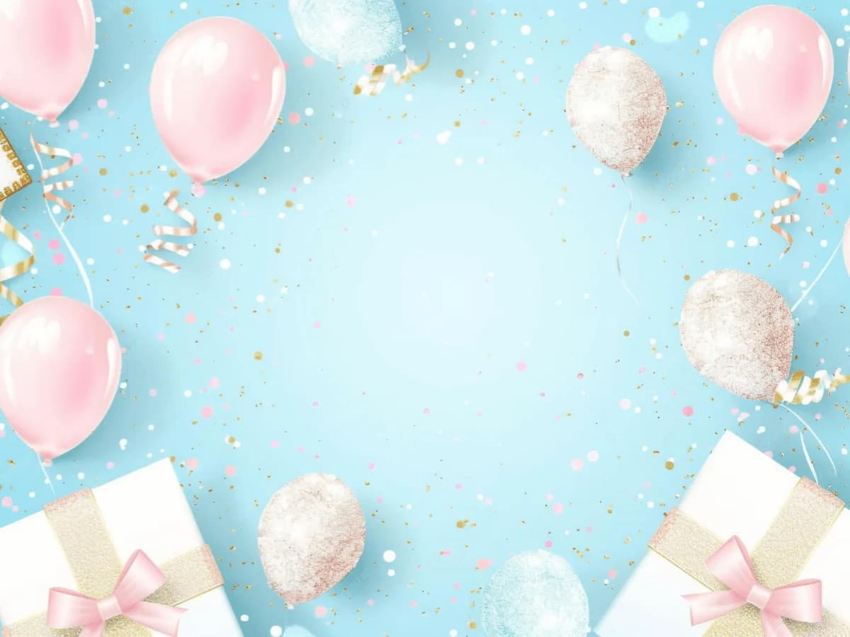 Celebration birthday card background preview